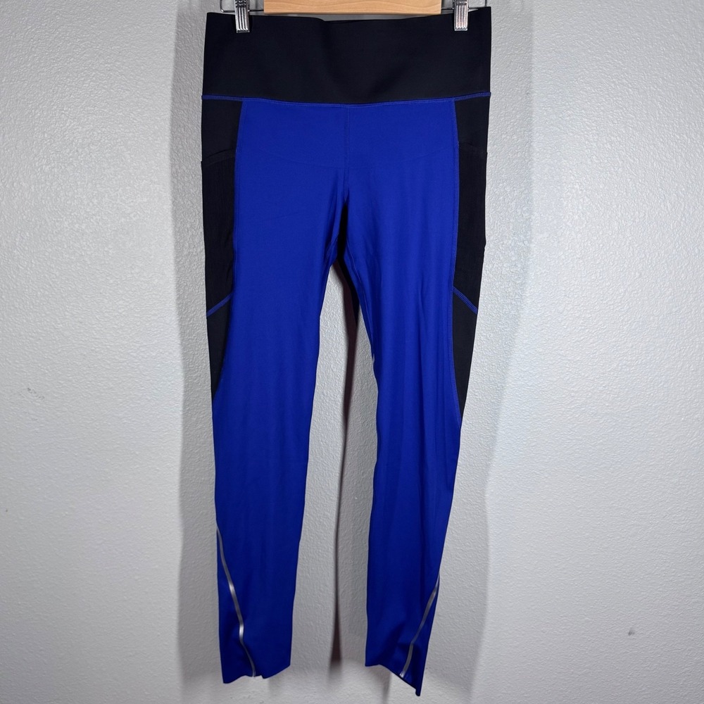 EUC Under Armour Heatgear High-Waist Women's Leggings w/No Slip Waist Reflective
